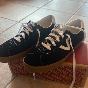 Vans Black and White Sneakers